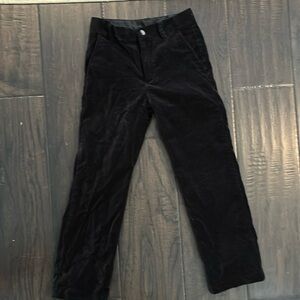 NWOT-JANIE and JACK- black, velvet lined pants (size 8)